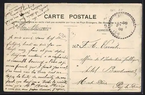 AK Tauxigny /I.-et-L., La Poste