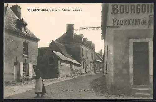 AK Saint-Christophe /I.-et-L., Vienne Faubourg