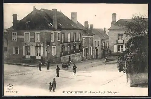 AK Saint-Christophe, Place et Rue du Val-Joyeux