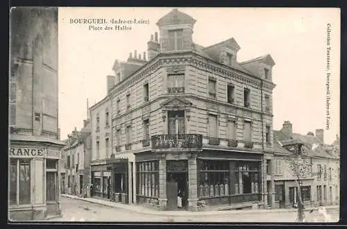 AK Bourgueil /I.-et-L., Place des Halles