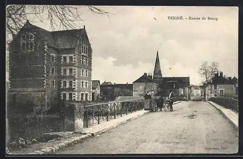 AK Veigné, Entrée du Bourg