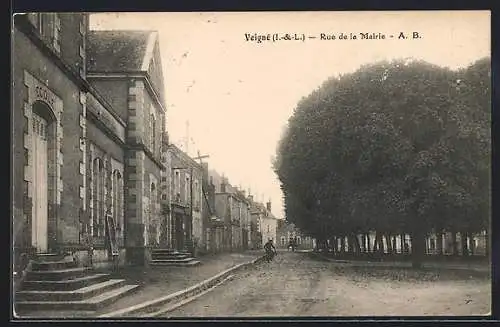 AK Veigné /I.-et-L., Rue de la Mairie