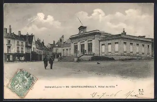 AK Chateaurenault /I.-et-L., Hôtel de Ville