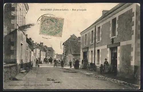 AK Balesmes /I.-et-L., Rue principale