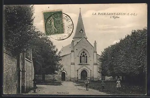 AK La Tour-Saint-Gelin, L`Église