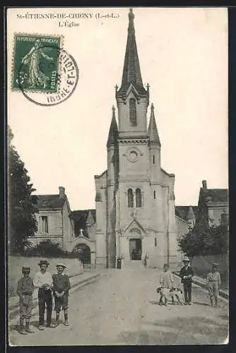 AK St-Étienne-de-Chigny, L`Église