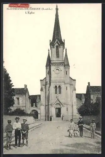 AK St-Étienne-de-Chigny, L`Église