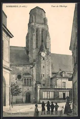 AK Bourgueil /I.-et-L., Tour de l`Horloge