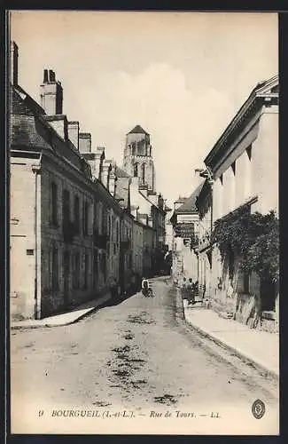 AK Bourgueil /I.-et-L., Rue de Tours