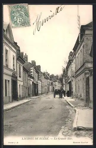 AK Lacroix de Bléré, La Grande Rue