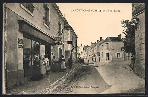 AK Continvoir /I.-et-L., Place de l`Église