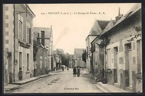 AK Veigné /I.-et-L., Le Bureau de Poste