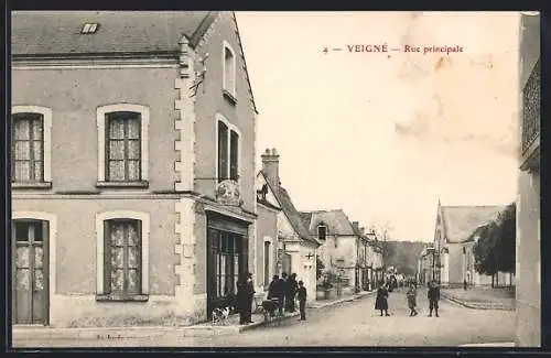 AK Veigné, Rue principale