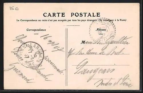 AK Tauxigny /I.-et-L., La Poste