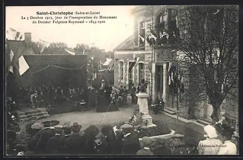 AK Saint Christophe, Jour de l`inauguration du Monument, 1913