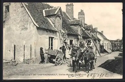 AK Chateaurenault /I.-et-L., Vieilles Maisons Haut-Pichon