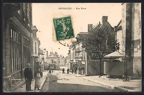 AK Bourgueil /I.-et-L., Rue Basse