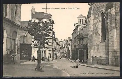 AK Bourgueil /I.-et-L., Rue de Tours