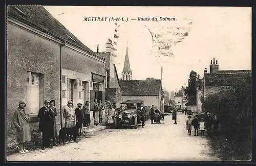 AK Mettray /I.-et-L., Route du Dolmen