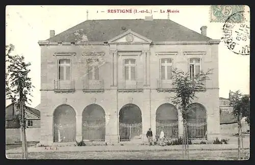 AK Restigné /I.-et-L., La Mairie