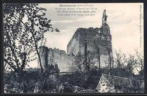 AK Montbazon /I.-et-L., Ruines du Donjon