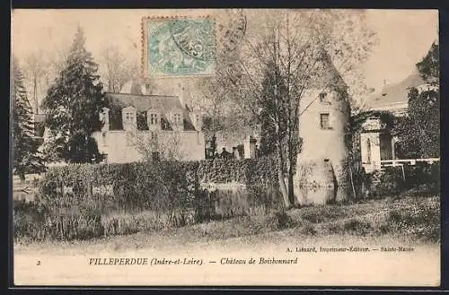 AK Villeperdue /I.-et-L., Chateau de Boisbonnard