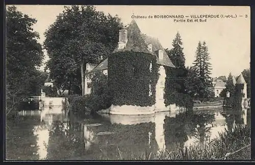 AK Villeperdue /I.-et-L., Chateau de Boisbonnard, partie Est et Sud