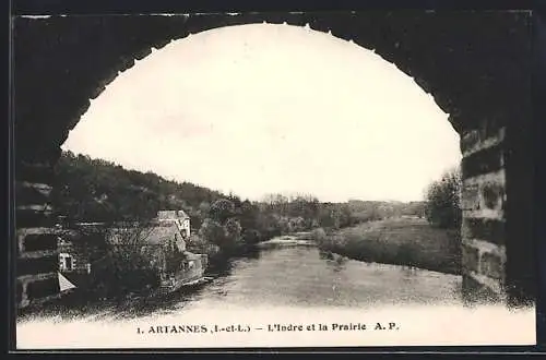 AK Artannes /I.-et-L., L`Indre et la Prairie