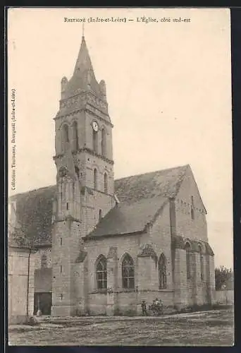 AK Restignè /I.-et-L., L`Église, coté sud-est