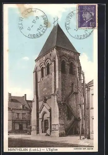 AK Manthelan /I.-et-L., L`Eglise