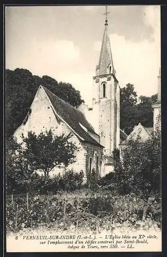 AK Verneuil-sur-Indre, L`Église