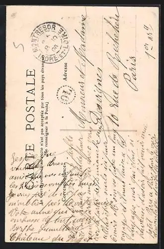 AK Chemillé-sur-Indrois, Chartreux, Ruines de l`ancienne Chapelle