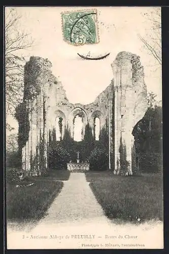 AK Preuilly /I.-et-L., Ancienne Abbaye, restes du Choeur