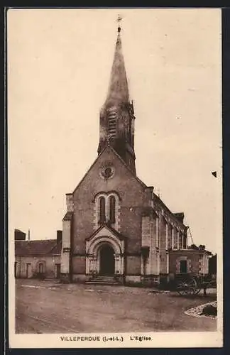 AK Villeperdue /I.-et-L., L`Eglise