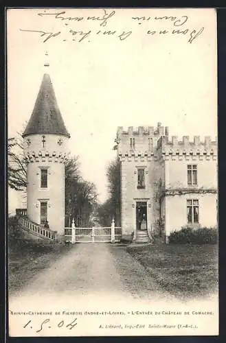 AK Sainte-Catherine-de-Fierbois, L`Entrée du Chateau de Comacre