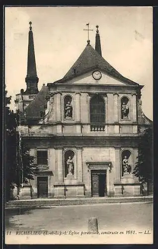 AK Richelieu /I.-et-L., L`Église paroissiale