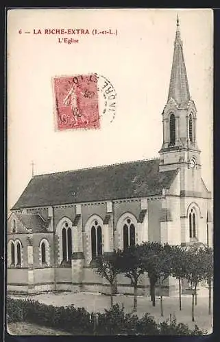 AK La Riche-Extra /I.-et-L., L`Eglise