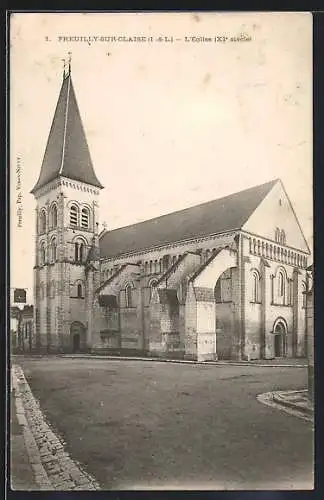 AK Preuilly-sur-Claise /I.-et-L., L`Eglise