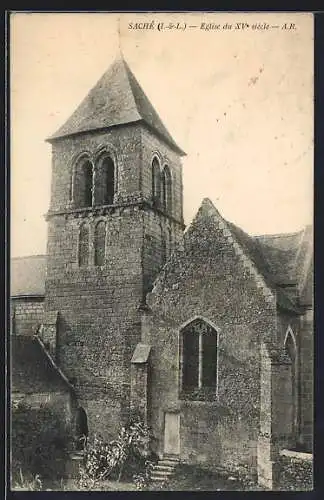 AK Saché, eglise du XV. siècle