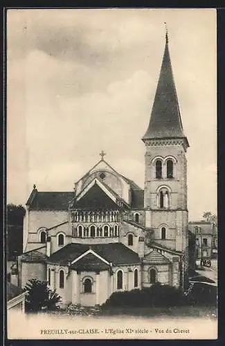 AK Preuilly-sur-Claise, L`Eglise XIe siècle