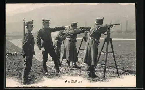 AK Am Zielbock, Schiessstand, Schweizer Armee