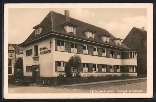 AK Lübbecke i. Westf., Das Evangel. Altersheim