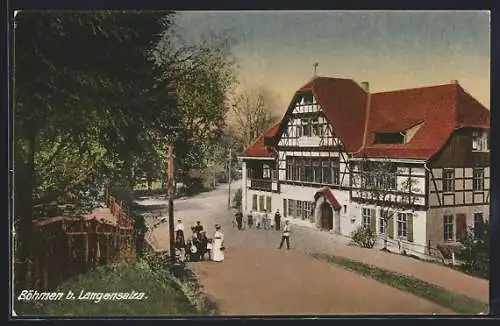 AK Langensalza, das Gasthaus Böhmen