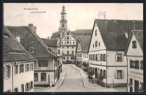 AK Windsheim, Schusterei Hans Lösslein in der Johanniterstrasse