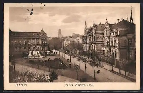 AK Bochum, Die Kaiser Wilhelmstrasse