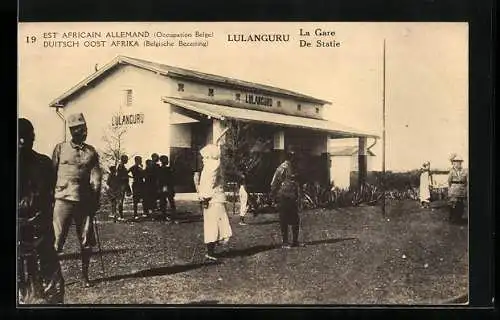 AK Lulanguru, La Gare, Bahnhof