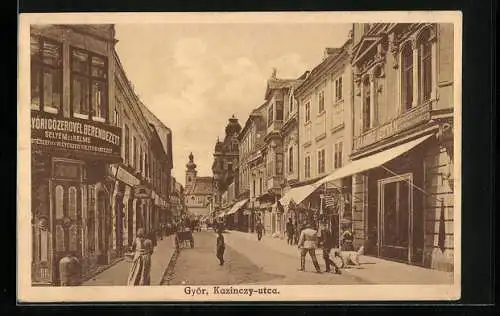 AK Györ, Kazinczy-utca