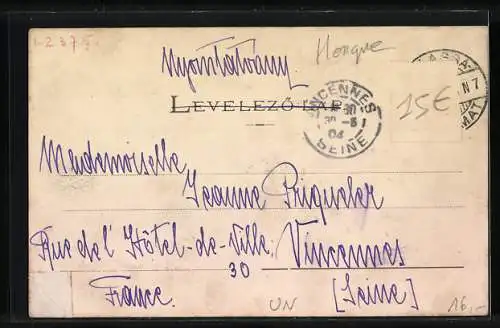 AK Balassa-Gyarmat, Föutcza, Balassa-szálloda, Kávéház Hirschfeld J. Jeno