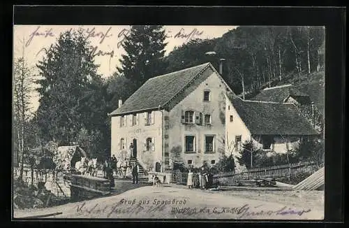 AK Haselburg, Gasthaus von E. Küchly