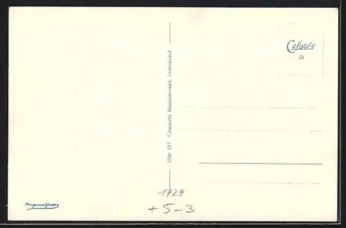 AK Münster i. W., Innenansicht der Heilig Geistkirche mit dem Altar